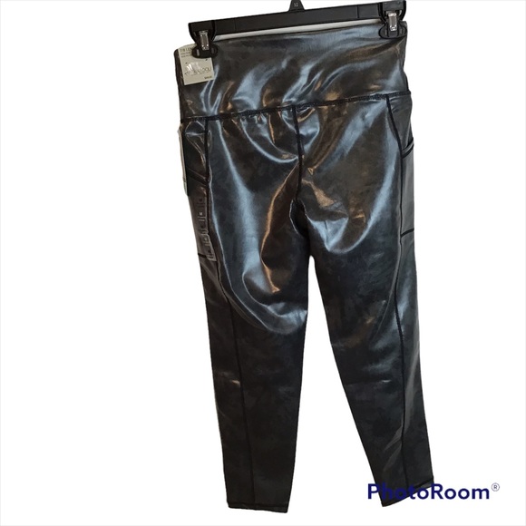 Legging Large, Black. Has Leg pockets Stretch NWT Ideology - Picture 2 of 13